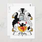Carte Postale Crest de la famille O'Daly (Devant / Derrière)