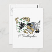 Carte Postale Crest de la famille O'Gallagher (Devant / Derrière)