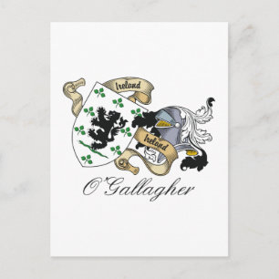 Carte Postale Crest de la famille O'Gallagher