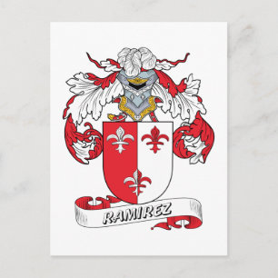 Carte Postale Crest de la famille Ramirez