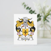 Carte Postale Crest de la famille Santos (Debout devant)
