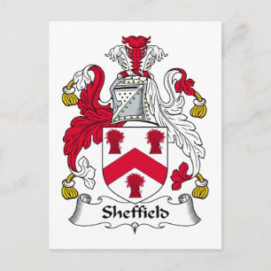Carte Postale Crest de la famille Sheffield