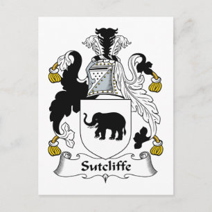 Carte Postale Crest de la famille Sutcliffe