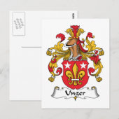 Carte Postale Crest de la famille unger (Devant / Derrière)