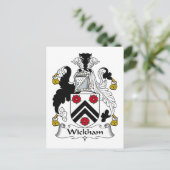 Carte Postale Crest de la famille Wickham (Debout devant)