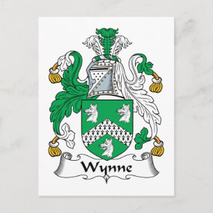 Carte Postale Crest de la famille Wynne