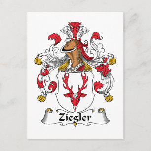 Carte Postale Crest de la famille Ziegler
