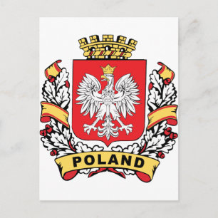 Carte Postale Crest de Pologne