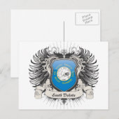 Carte Postale Crest du Dakota du Sud (Devant / Derrière)