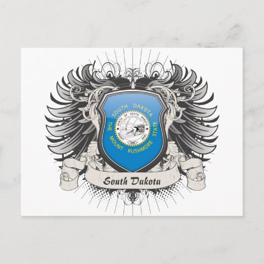 Carte Postale Crest du Dakota du Sud (Devant)