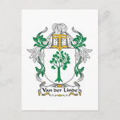Carte Postale Crest familial Van der Linde (Devant)