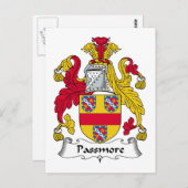 Carte Postale Crest famille Passmore (Devant / Derrière)