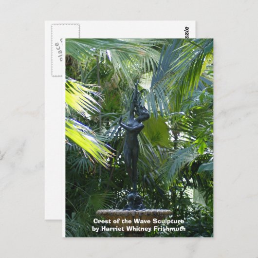 Carte Postale Crest of the Wave Sculpture (Devant / Derrière)