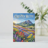 Carte Postale Crested Butte Colorado (Debout devant)