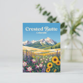 Carte Postale Crested Butte États-Unis (Debout devant)