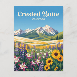 Carte Postale Crested Butte États-Unis