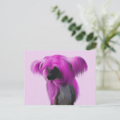 Carte Postale Crestie rose (Debout devant)
