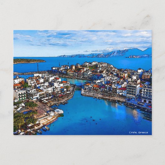 Carte postale Crète, Grèce (Devant)