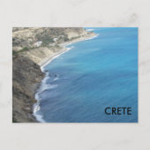 Carte Postale Crète le long de la mer Méditerranée (Devant)