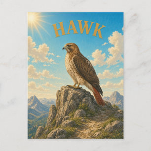 Carte Postale Crêtes de Hawk Mountain Watercolor GeoSaga