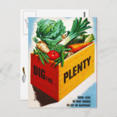 Carte Postale Creuser pour beaucoup (Devant / Derrière)