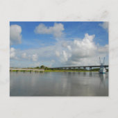 Carte Postale crevette Bateau Tybee Island Géorgie (Devant)