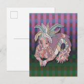 Carte Postale Crevette Mandrake (Devant / Derrière)