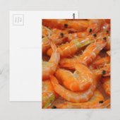Carte Postale Crevettes crevettes (Devant / Derrière)
