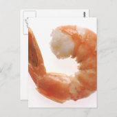 Carte Postale Crevettes cuites (Devant / Derrière)