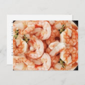 Carte Postale Crevettes Dans La Recette De Bière (Devant / Derrière)