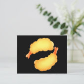 Carte Postale Crevettes frites (Debout devant)