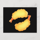 Carte Postale Crevettes frites (Devant)