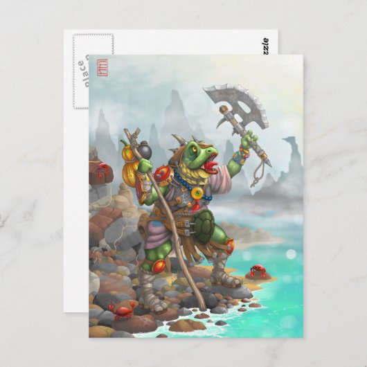 Carte Postale cri de bataille (Devant / Derrière)