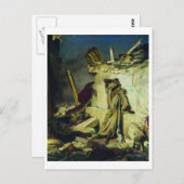 Carte Postale Cri de prophète Jérémie (Devant / Derrière)