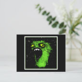 Carte Postale Cri vert (Debout devant)