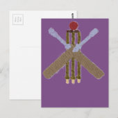 Carte postale Cricket (Devant / Derrière)