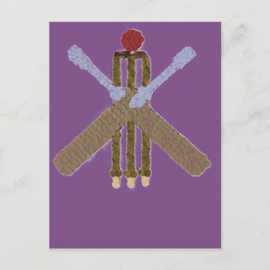 Carte postale Cricket (Devant)