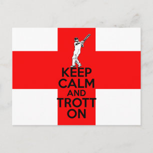 Carte Postale cricket anglais