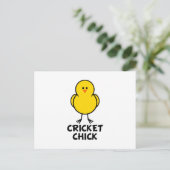 Carte Postale Cricket Chick (Debout devant)