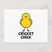 Carte Postale Cricket Chick (Devant)