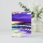 Carte Postale "Cricket Night Sea" CricketDiane Ocean Art (Debout devant)