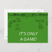 Carte Postale Cricket rétro (Devant / Derrière)