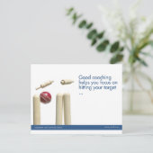 Carte postale Cricket Sports (Debout devant)