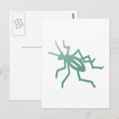 Carte Postale Cricket vert Poetica (Devant / Derrière)