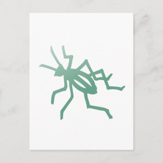 Carte Postale Cricket vert Poetica (Devant)