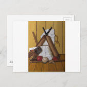 Carte Postale Cricket vintage (Devant / Derrière)