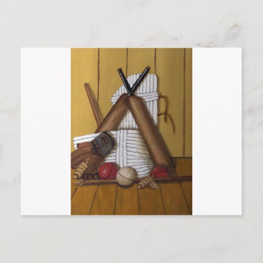 Carte Postale Cricket vintage (Devant)