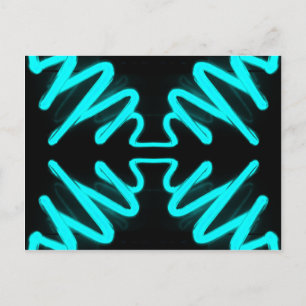 Carte Postale CricketDiane Art & Design Neon Turquoise
