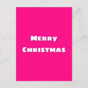 Carte Postale Crimson Festive Joyeux Noël