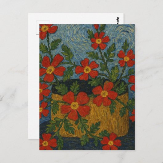 Carte postale Crimson Phlox (Devant / Derrière)